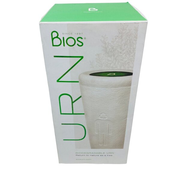 Bios Biodegradable Urn Return to Nature w/ Pine Tree Seeds or Use your own - Picture 1 of 3